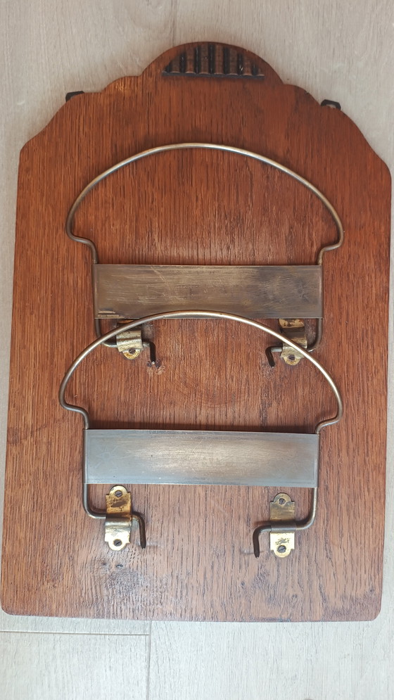Image 1 of Art Deco newspaper holder Amsterdam School