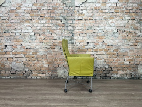 4x Montis Chaplin - verde | Gerard van den Berg – Sillas de comedor, Cuero, Metal (photo 7 of 7)