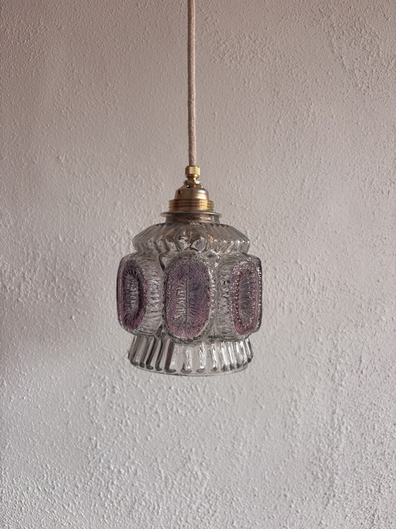 Lampada vintage portoghese – Lampade a sospensione, Glass, Metal (photo 3 of 5)