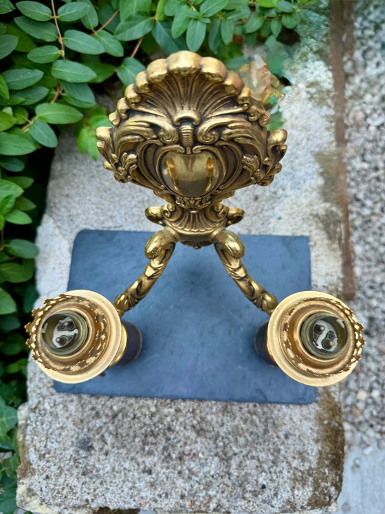 Aplique de Pared de Latón Estilo León Luis XV – Brass (photo 4 of 8)