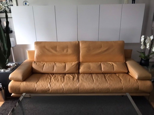 Two leather Rolf Benz seats 3 1/2 seats
