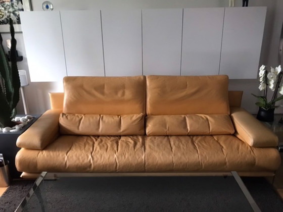 Image 1 of Dos asientos de cuero Rolf Benz 3 1/2 asientos