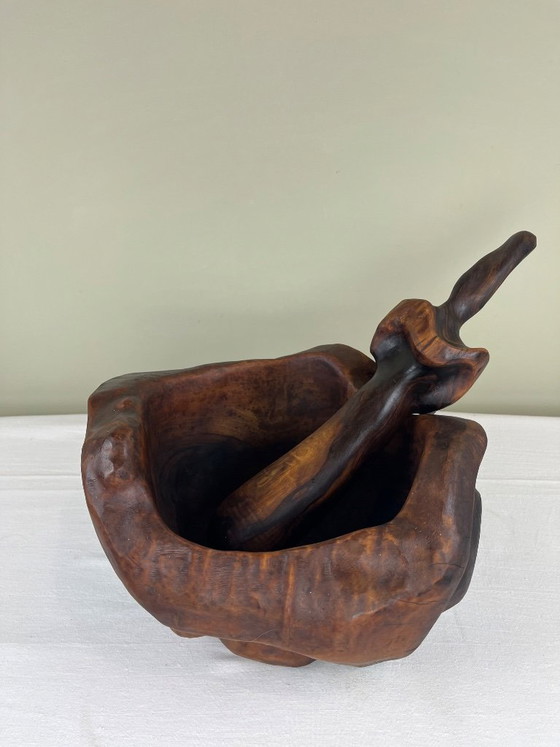 Imponente Mortaio Pestello Sculture – Wood (photo 2 of 18)