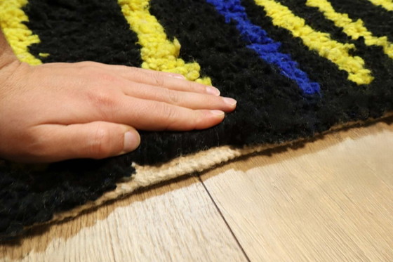 Image 1 of Berber carpet wool rug floor rug new 220 x 290 cm color rug carpet Berber runner large interior unique high pile original