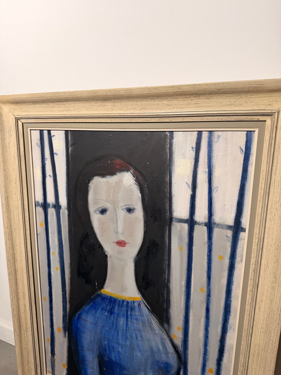 Gezel – Porträt einer Frau, 1957 – Gemälde & Zeichnungen (photo 3 of 4)