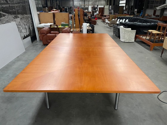 2x Unique Danish Design Large Tables – Metal, Wood, Vintage (photo 7 of 10)