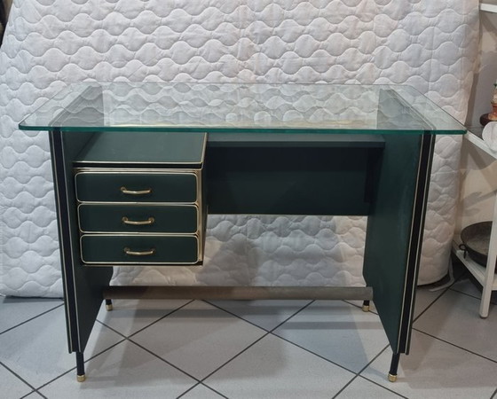 Image 1 of Umberto Mascagni Set Office Desk + Chair (2)