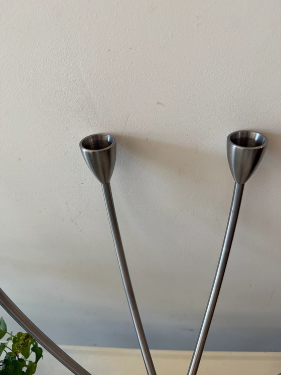 90er Jahre Ikea Stockholm Kerzenständer – Hagberg, Kerzenhalter, Metal (photo 6 of 8)