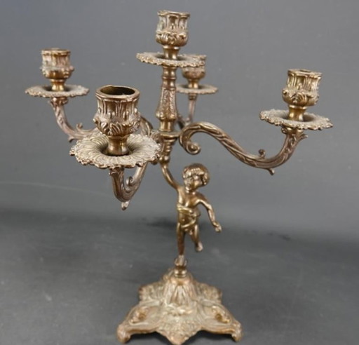 Chandelier ancien en bronze