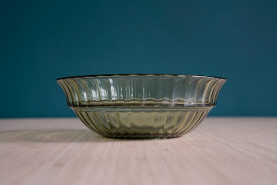 A.D. Copier Neerlandia | 4 Ciotole Verde Argento | Leerdam 1939 – Stoviglie, Glass (photo 4 of 6)