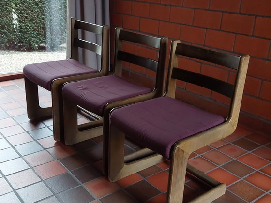 Image 1 of Complete Dining Room Set with Buffet Cabinet, Bar Cabinet, Extendable Table, and Set of Chairs Casala Cantilever