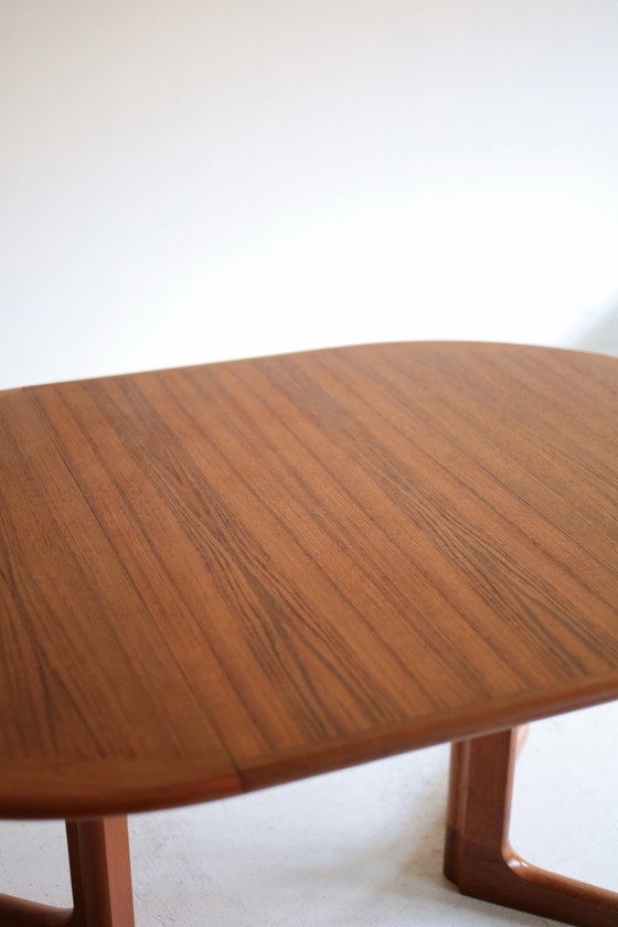 Table de salle à manger extensible vintage en teck, années 50/60 – Tables de salle à manger, Bois (photo 3 of 11)