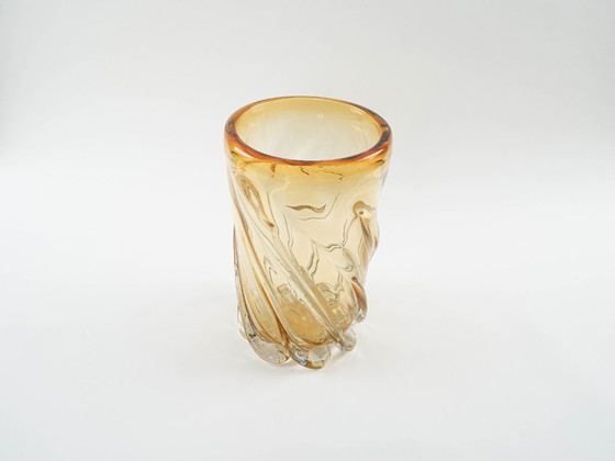 Image 1 of Art glass vase, Italian design, 1960s, production: Italy