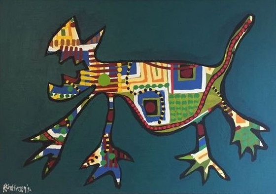 Image 1 of Henk Klinkhamer schilderij - Hond