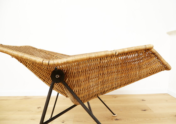 Image 1 of Rotan loungestoel Mid-Century