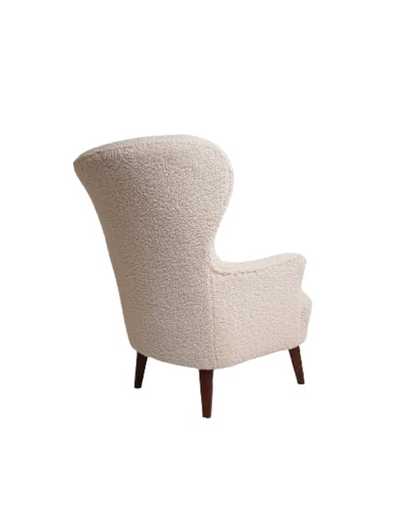 Image 1 of Artifort fauteuil creme teddy armchair Theo Ruth refurbished 