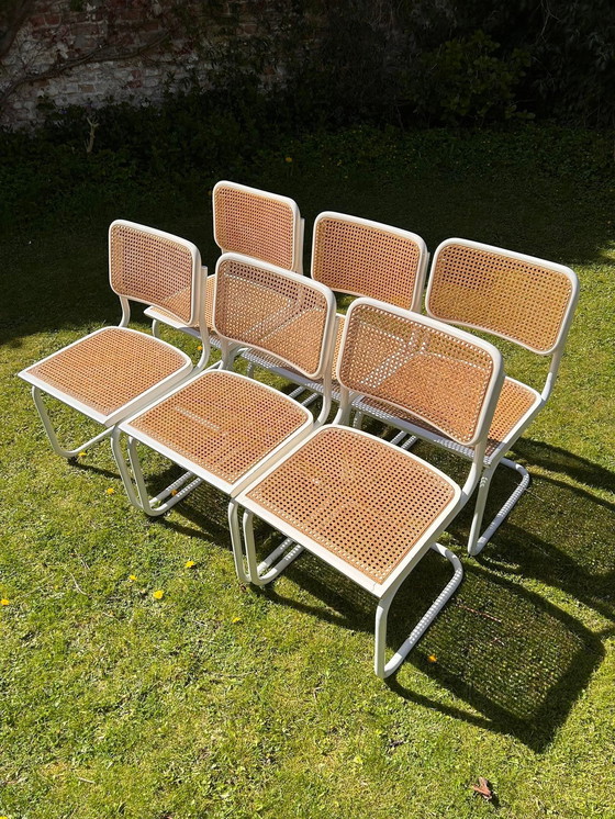 Image 1 of 6x Cesca vintage eetkamerstoel