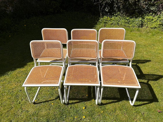 Image 1 of 6x Cesca vintage eetkamerstoel