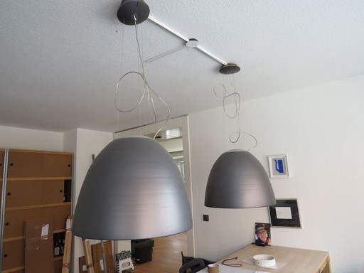 3x Artemide Nur hanglamp, antraciet