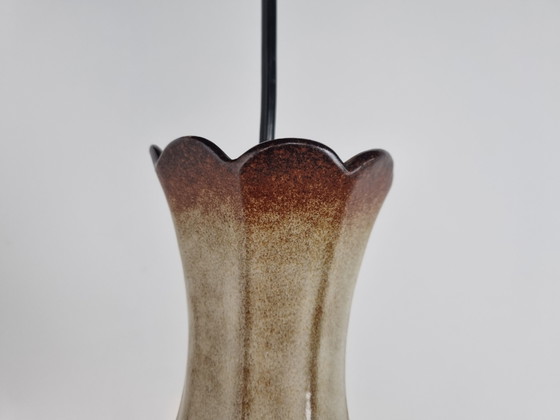 Image 1 of Halverwege de eeuw keramische hanglamp