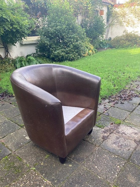 Image 1 of 2 compacte clubfauteuils, tijdloos