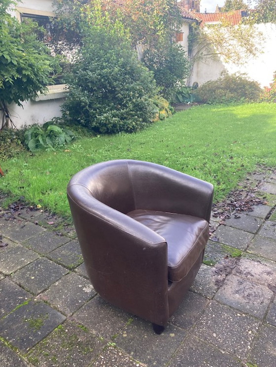 Image 1 of 2 compacte clubfauteuils, tijdloos