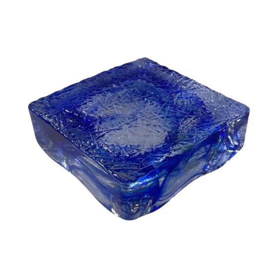 Image 1 of Kristalunie Maastricht - Asbak - Inclusief origineel label en doos - Ongebruikt vintage - Nederlands glas