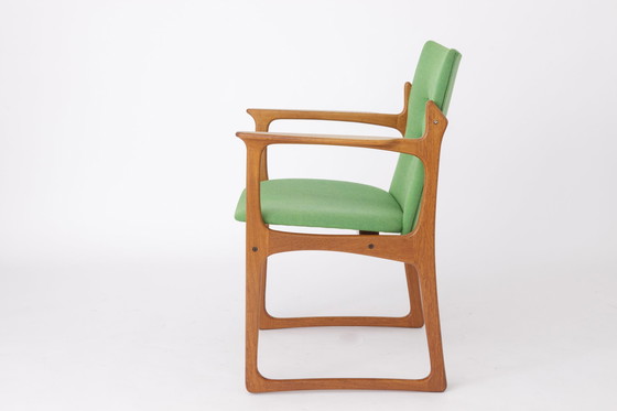 Image 1 of 6 x Vamdrup Deense teakhouten eetkamerstoelen