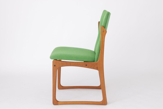 Image 1 of 6 x Vamdrup Deense teakhouten eetkamerstoelen