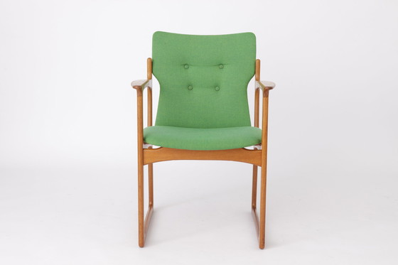 Image 1 of 6 x Vamdrup Deense teakhouten eetkamerstoelen