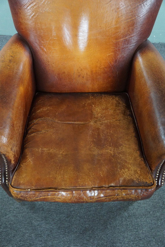 Image 1 of Schapenleren armchair sleetse look