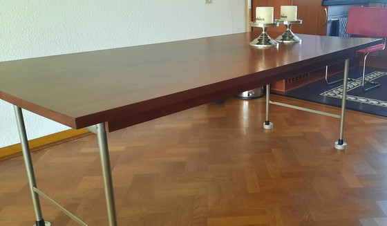 Image 1 of Vintage industriële eettafel