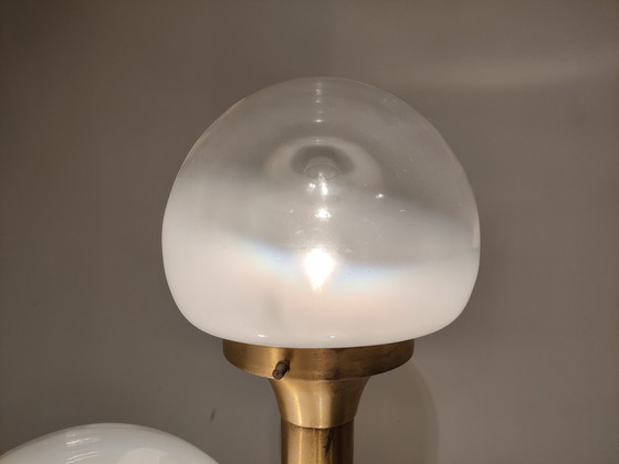 Image 1 of Vintage messing Italiaanse vloerlamp, jaren 70