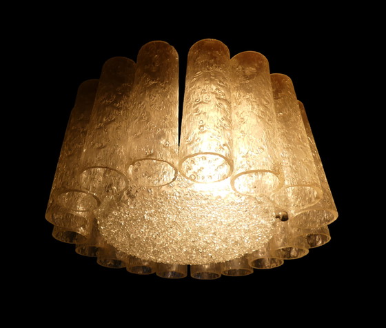 Image 1 of XS DORIA plafondlamp van ijsglas