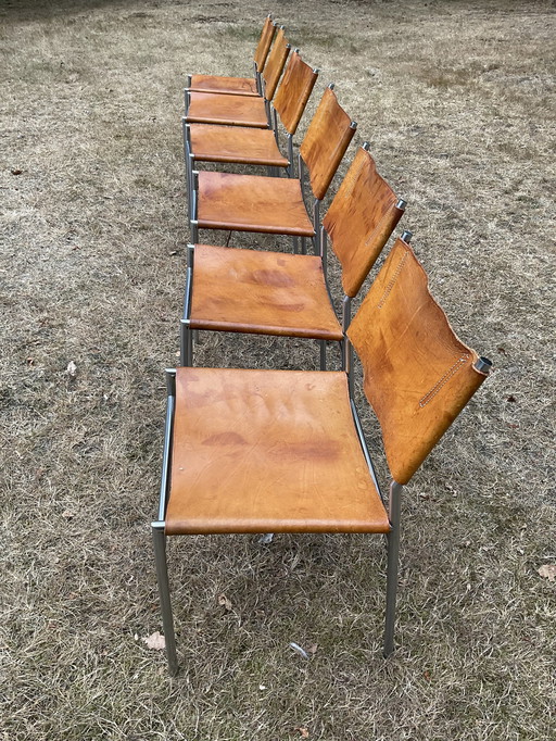 6 x Martin Visser Spectrum stoelen