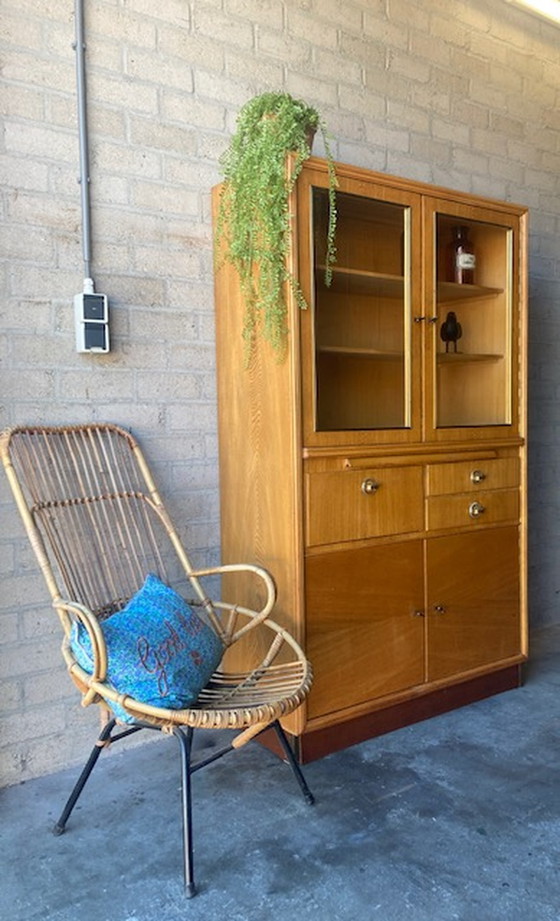 Image 1 of Vintage mid-century vitrinekast