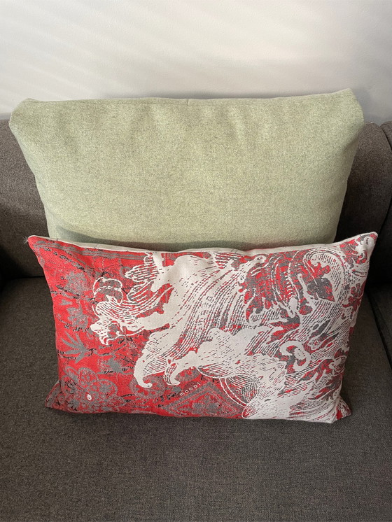 Image 1 of 2x Moooi Canvas Oil pillow