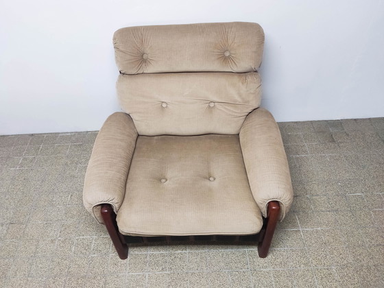 Image 1 of 2x Mid Century Lounge stoel 