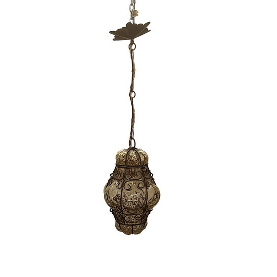 Image 1 of Oude Venetiaanse Murano Hanglamp, Jaren 30/40