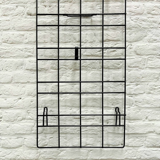 Image 1 of Kapstok - toonladder - zwart staal - midcentury