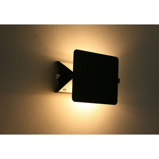 Image 1 of Paar vintage zwarte wandlampen van Charlotte Perriand voor Steph Simon, jaren 1960