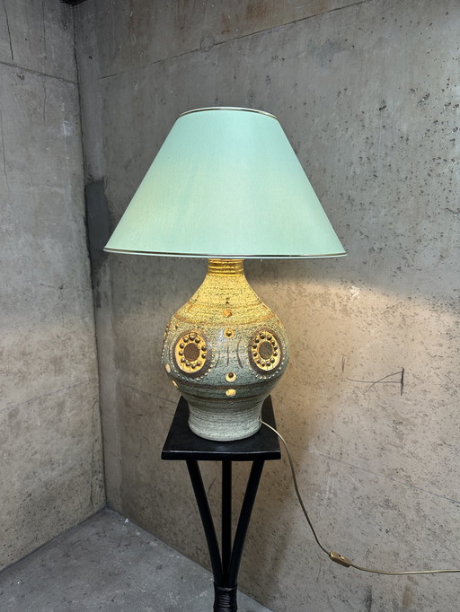 Keramische Lamp Door Georges Pelletier Gesigneerd