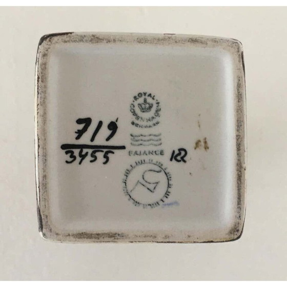 Image 1 of Vintage Baca aardewerk vazen en schaal door Nils Thorsson voor Royal Copenhagen, Denemarken 1960