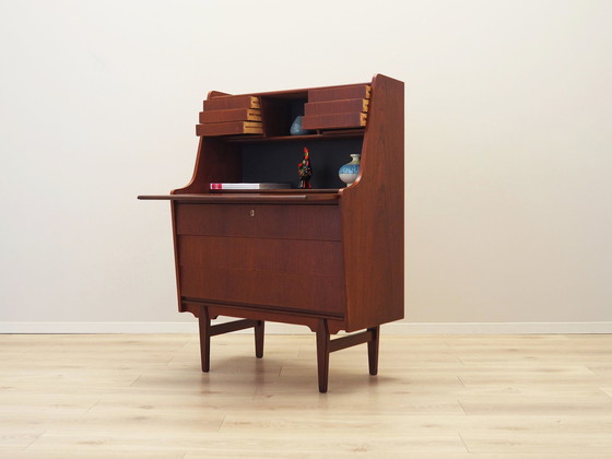 Image 1 of Teakhouten secretaire, Deens ontwerp, 1970S, Productie: Denemarken