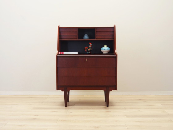 Image 1 of Teakhouten secretaire, Deens ontwerp, 1970S, Productie: Denemarken