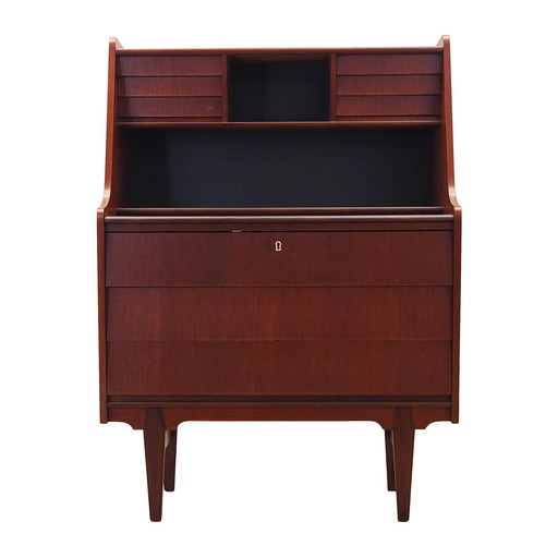 Teakhouten secretaire, Deens ontwerp, 1970S, Productie: Denemarken