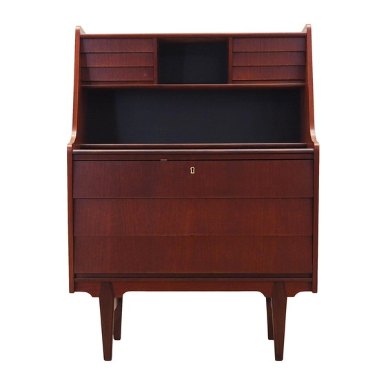 Image 1 of Teakhouten secretaire, Deens ontwerp, 1970S, Productie: Denemarken