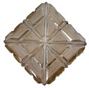 NOS plafonnière plafond lamp vintage glas