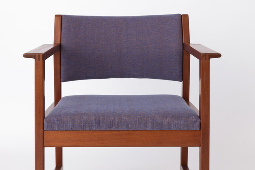 1 Van 2 Børge Mogensen Vintage Fauteuil 1960S Voor Fredericia Stolefabrik