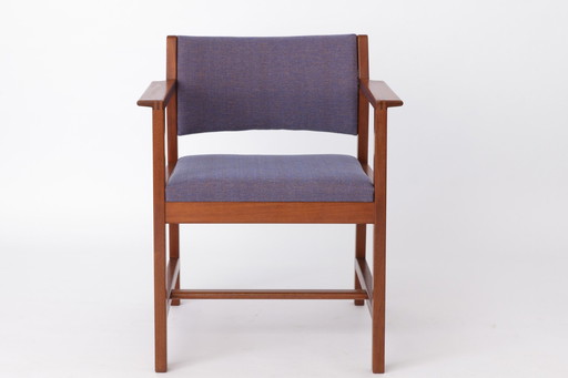 1 Van 2 Børge Mogensen Vintage Fauteuil 1960S Voor Fredericia Stolefabrik